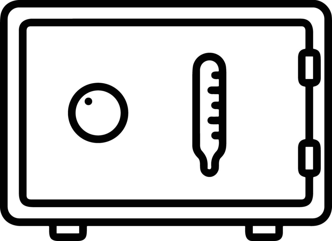 thermometer geneeskunde icoon symbool beeld vector. illustratie van de temperatuur verkoudheid en heet meten gereedschap ontwerp afbeelding.eps 10 vector