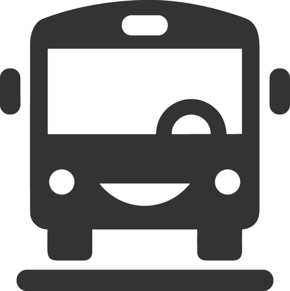 bus vervoer symbool icoon vector afbeelding. illustratie van de silhouet bus vervoer openbaar reizen ontwerp afbeelding. eps 10