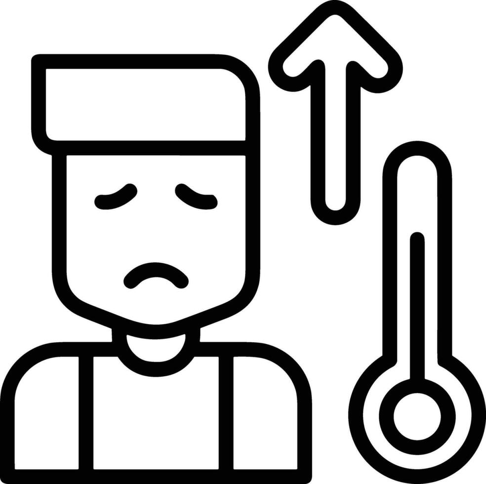 thermometer geneeskunde icoon symbool beeld vector. illustratie van de temperatuur verkoudheid en heet meten gereedschap ontwerp afbeelding.eps 10 vector