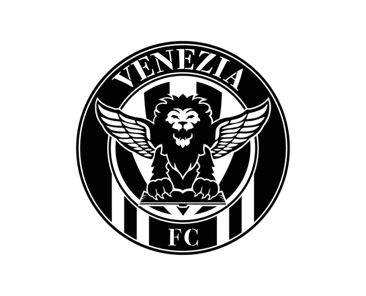 Venezia logo club symbool zwart serie een Amerikaans voetbal Italië abstract ontwerp vector illustratie