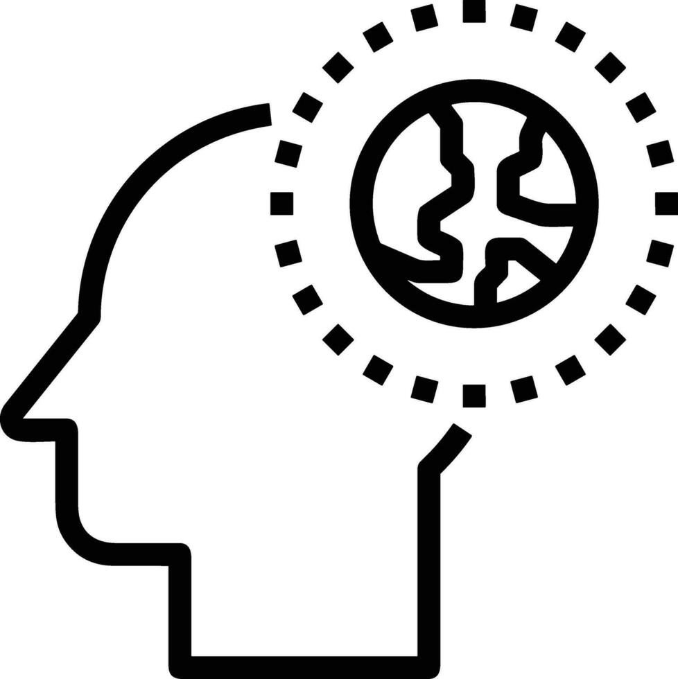 hersenen idee symbool icoon vector afbeelding. illustratie van de creatief intelligentie- denken ontwerp afbeelding. eps 10