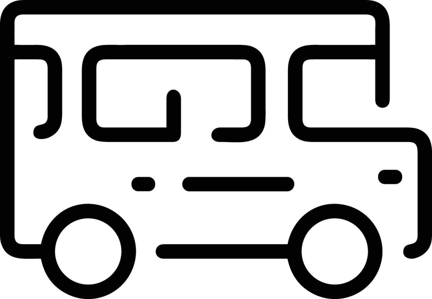 bus vervoer symbool icoon vector afbeelding. illustratie van de silhouet bus vervoer openbaar reizen ontwerp afbeelding. eps 10