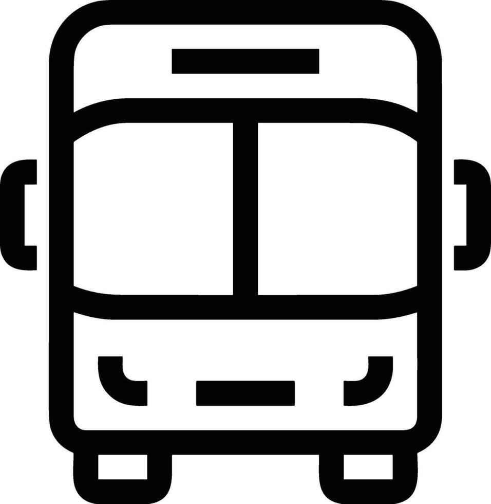 bus vervoer symbool icoon vector afbeelding. illustratie van de silhouet bus vervoer openbaar reizen ontwerp afbeelding. eps 10