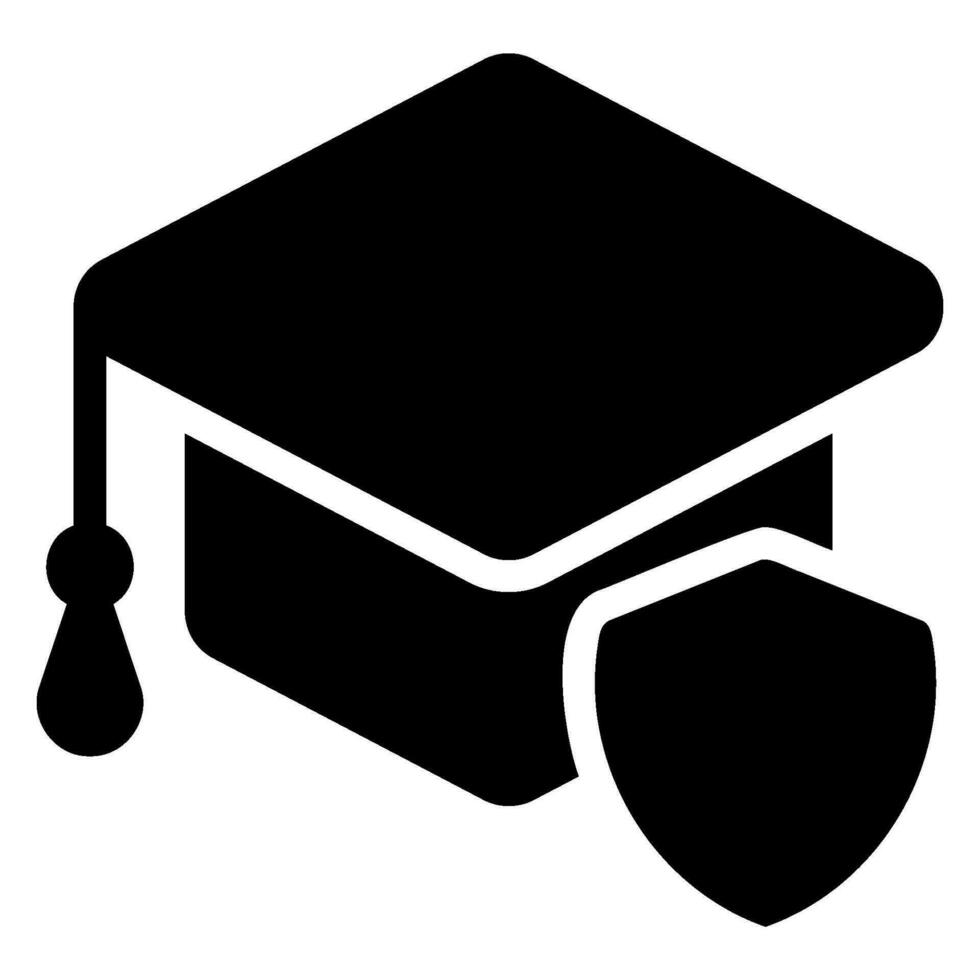 diploma uitreiking pet glyph icoon vector