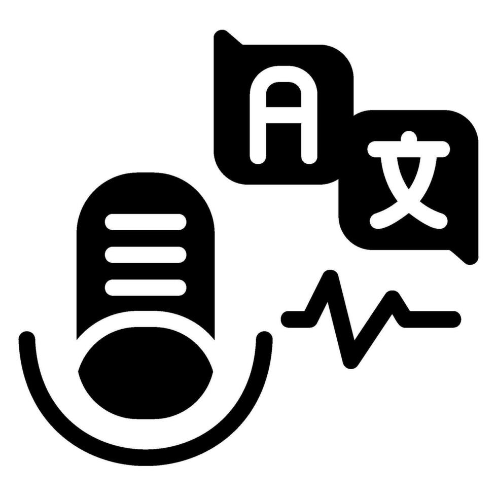 vertaler glyph-pictogram vector