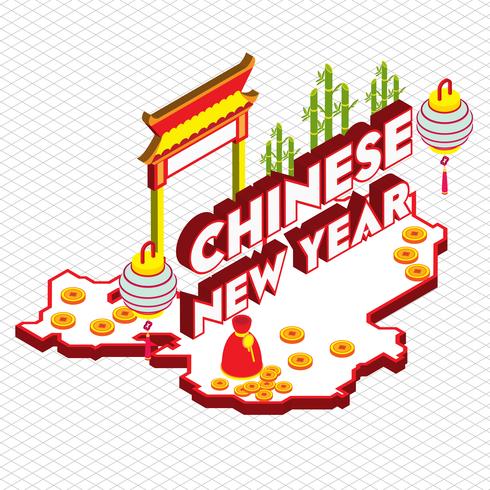 illustratie van info grafische chinese achtergrond concept vector