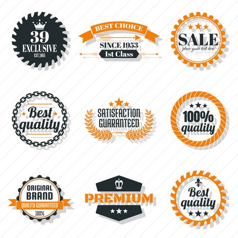 Vintage Retro Vector Logo voor banner