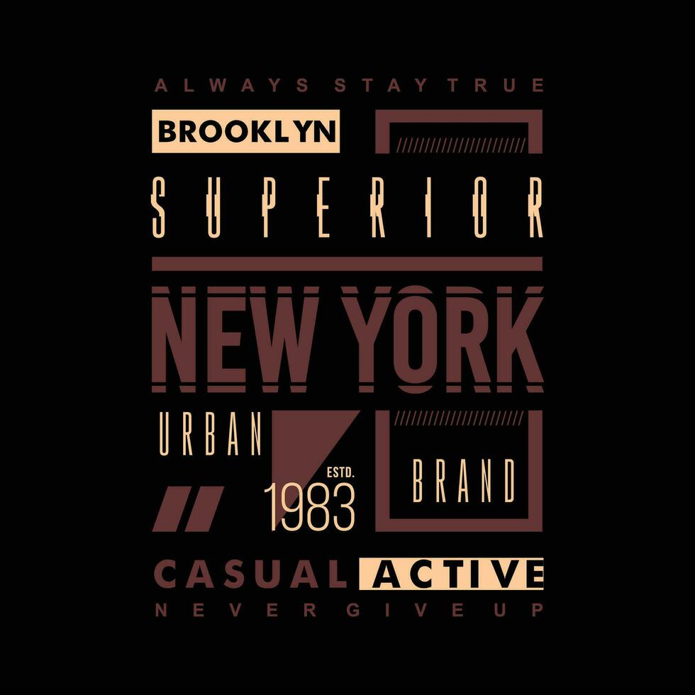 nieuw york stad tekst kader typografie vector, abstract grafisch, illustratie, voor afdrukken t overhemd vector