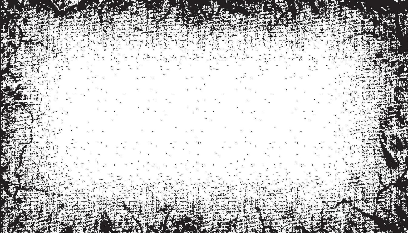 een zwart en wit plein kader met scheuren Aan het, grunge grens, grunge kader smerig, abstract vector