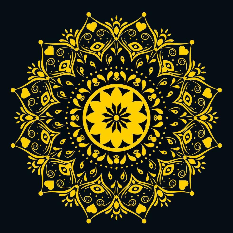 mooi mandala ornament ontwerp met meetkundig cirkel element gemaakt in vector realistisch luxe mandala achtergrond mooi mandala ontwerp illustratie