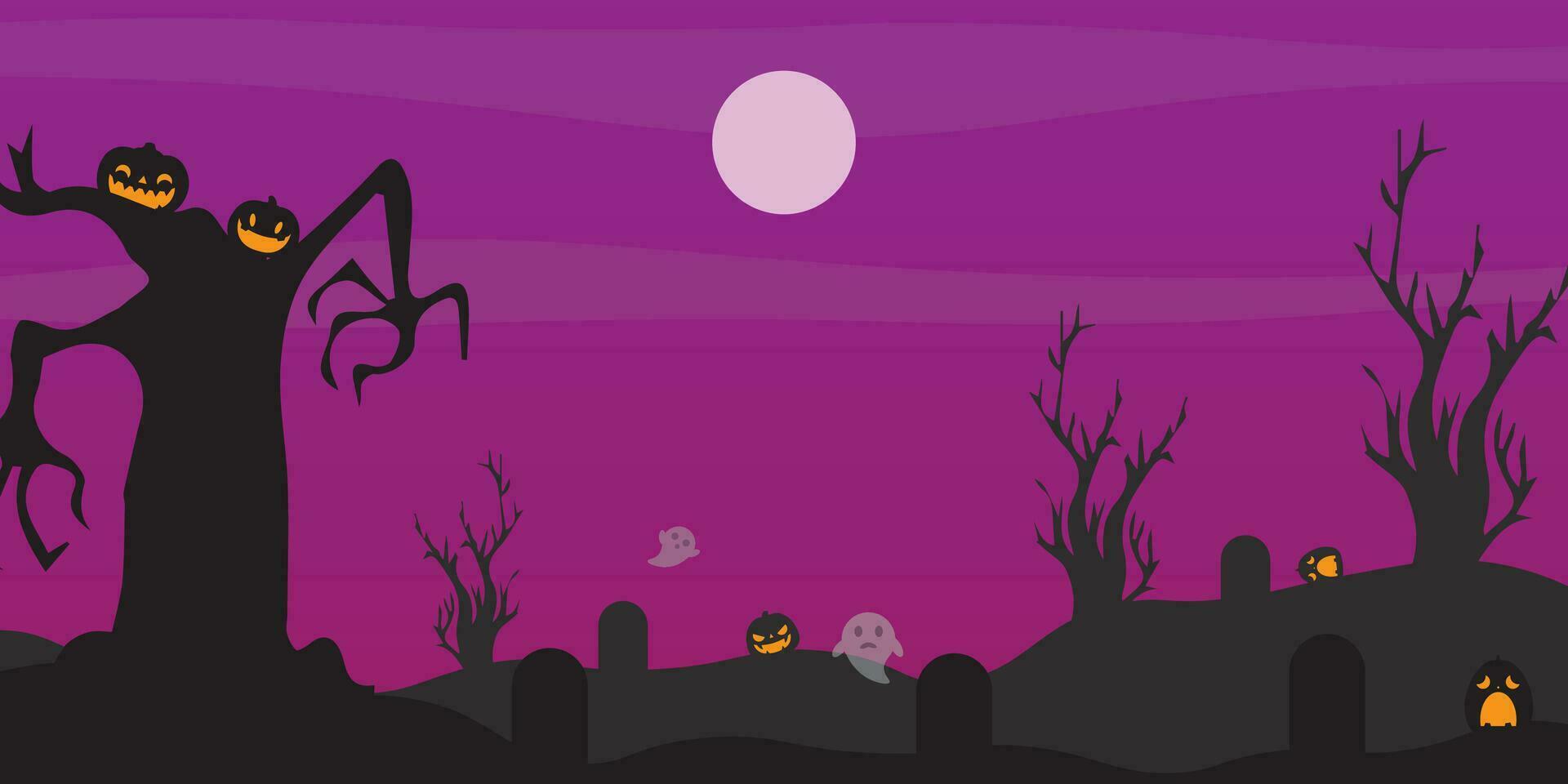 achtergrond vector ontwerp met halloween thema