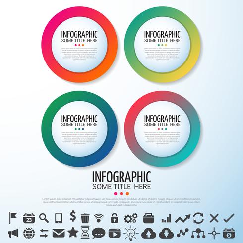 infographics ontwerpsjabloon vector