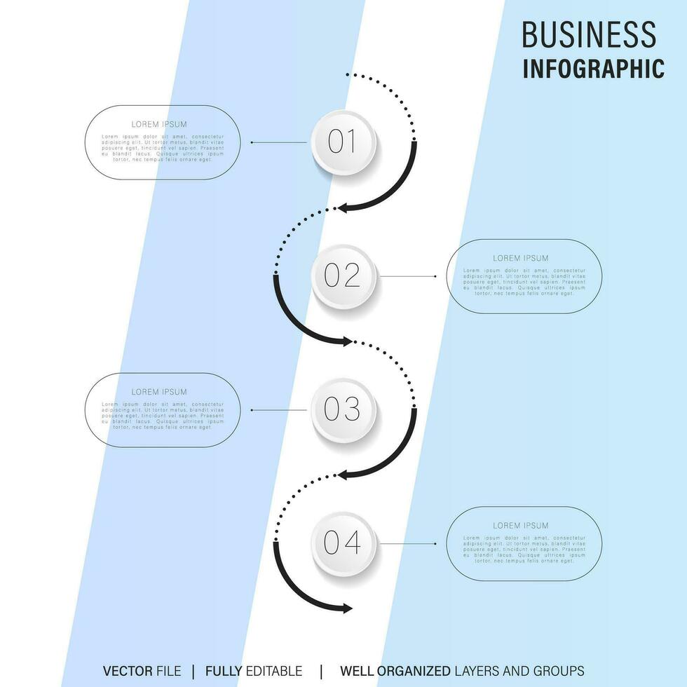 infographic ontwerp sjabloon met plaats voor uw gegevens. vector illustratie.