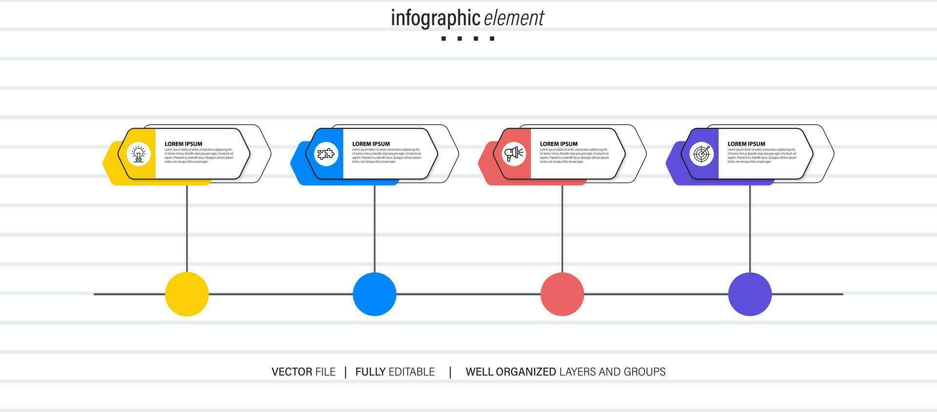 groei kans infographic tabel ontwerp sjabloon. bewerkbare Infochart met pictogrammen. leerzaam grafiek met 4 stap reeks. zichtbaar gegevens presentatie. lucht, vrolijk weer zonder fonts gebruikt vector