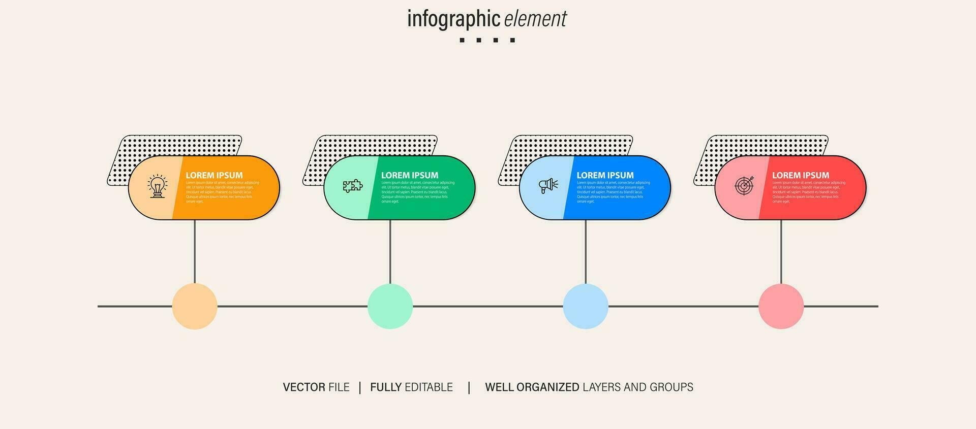 vector van bedrijf infographic sjabloon