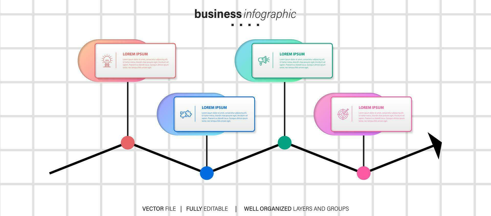 infographic elementen gegevens visualisatie vector