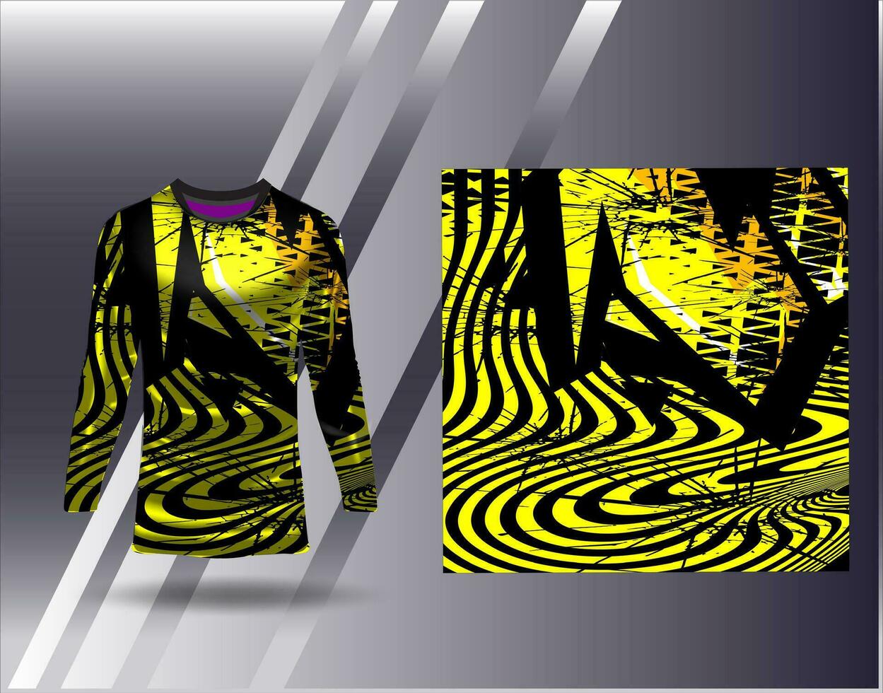 sport- Jersey en t-shirt sjabloon sport- ontwerp voor Amerikaans voetbal racing gaming Jersey vector