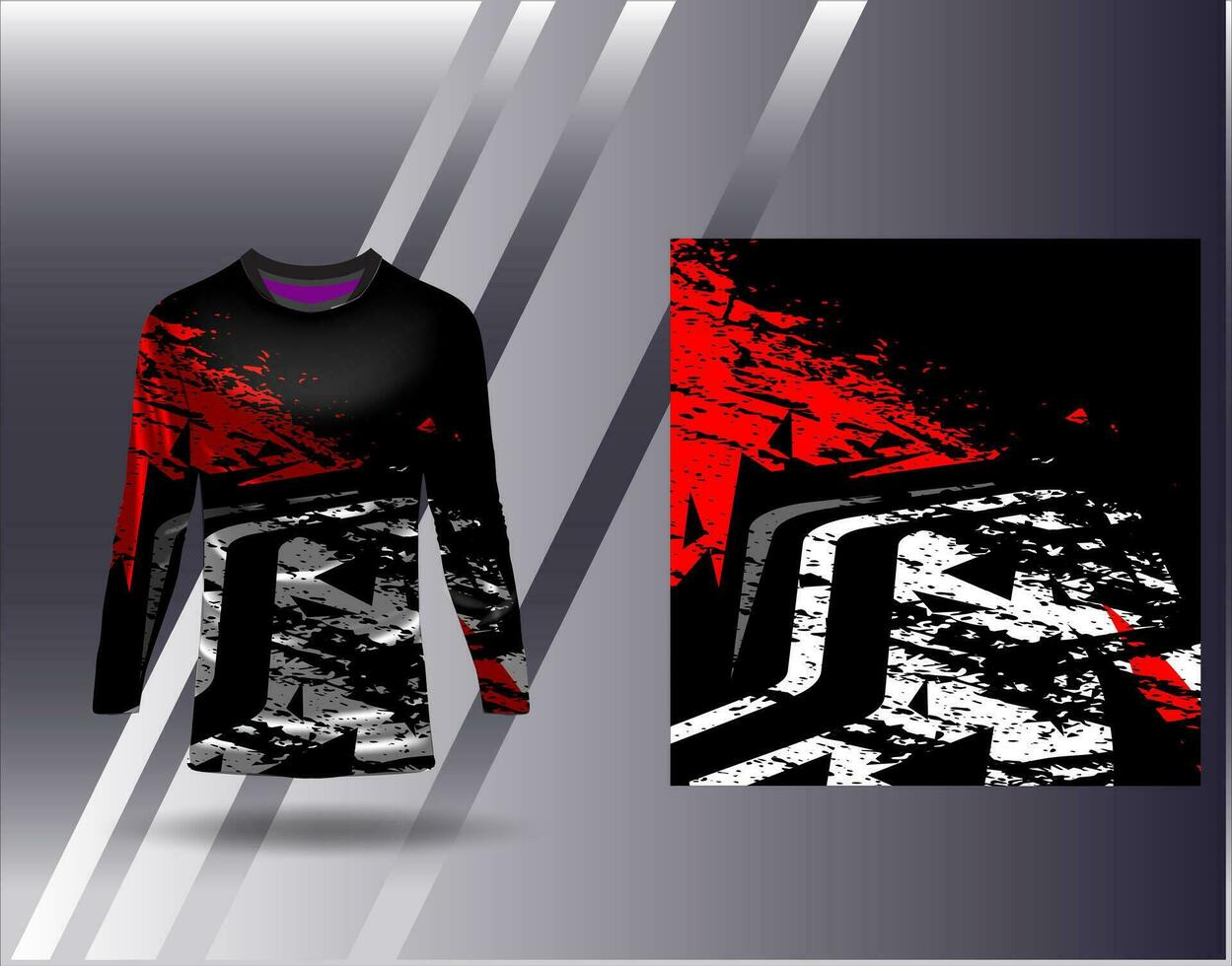 sport- Jersey en t-shirt sjabloon sport- ontwerp voor Amerikaans voetbal racing gaming Jersey vector