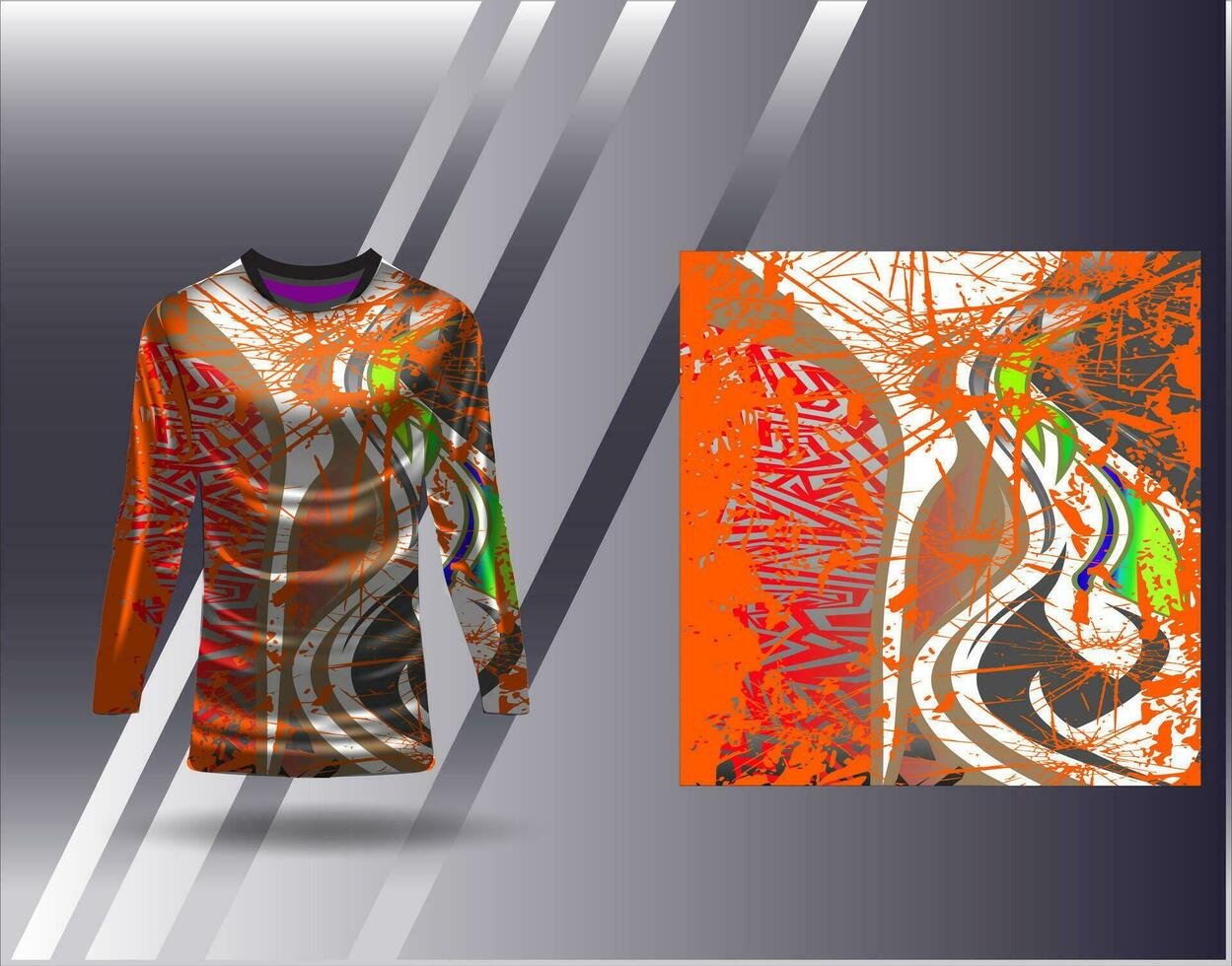 sport- Jersey en t-shirt sjabloon sport- ontwerp voor Amerikaans voetbal racing gaming Jersey vector