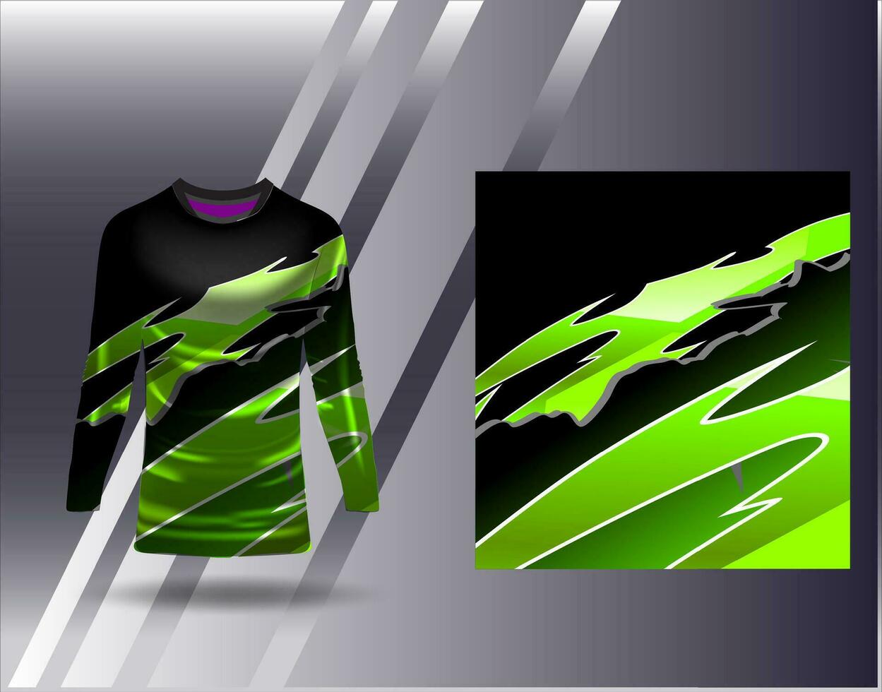 sport- Jersey en t-shirt sjabloon sport- ontwerp voor Amerikaans voetbal racing gaming Jersey vector