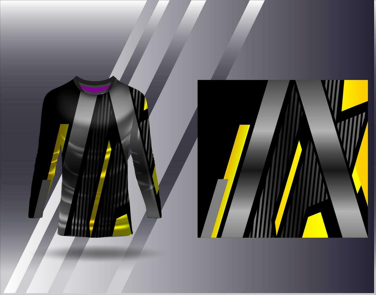 sport- Jersey en t-shirt sjabloon sport- ontwerp voor Amerikaans voetbal racing gaming Jersey vector