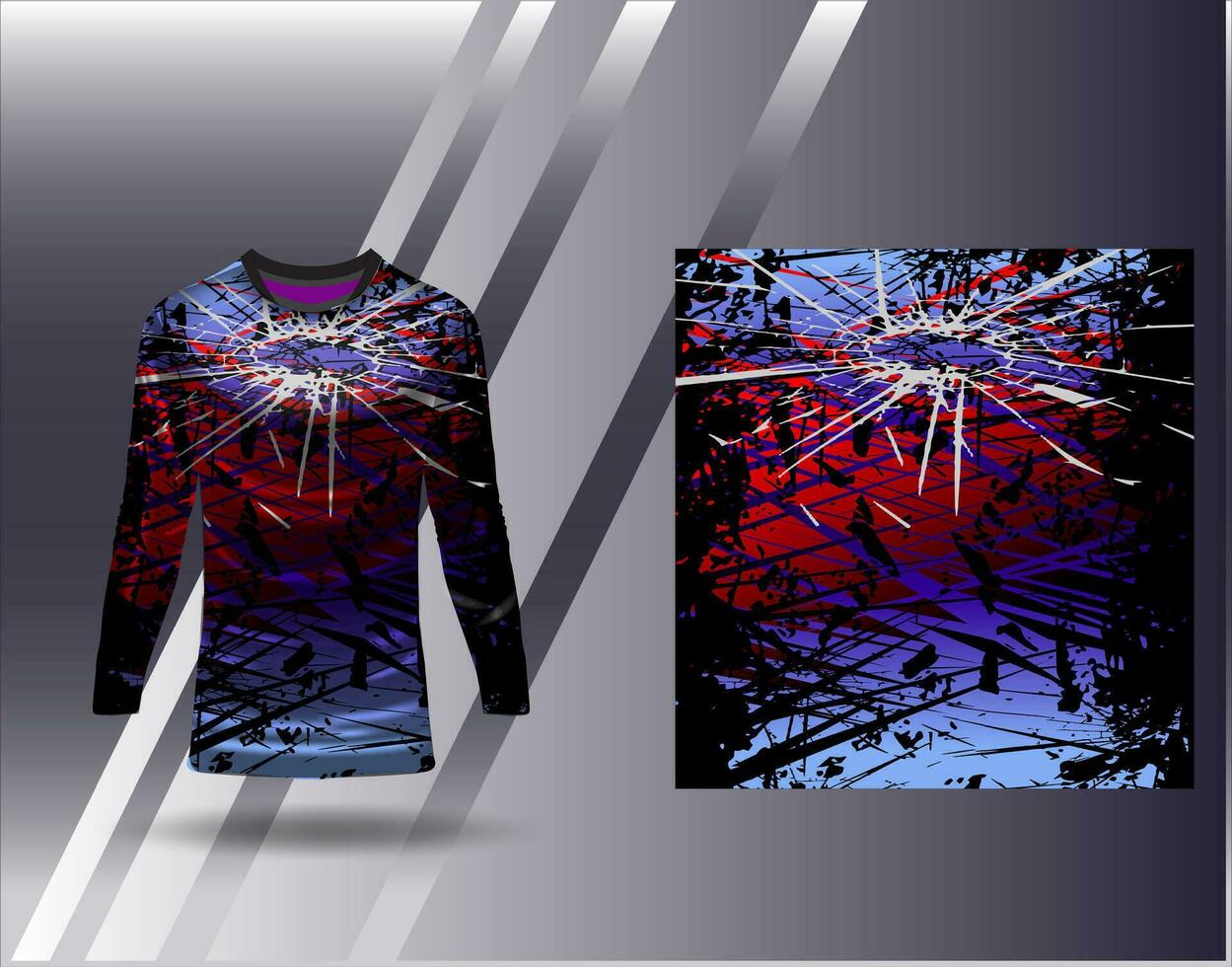 sport- Jersey en t-shirt sjabloon sport- ontwerp voor Amerikaans voetbal racing gaming Jersey vector