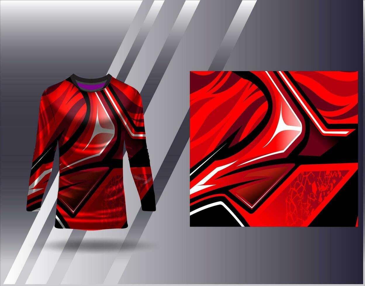 sport- Jersey en t-shirt sjabloon sport- ontwerp voor Amerikaans voetbal racing gaming Jersey vector