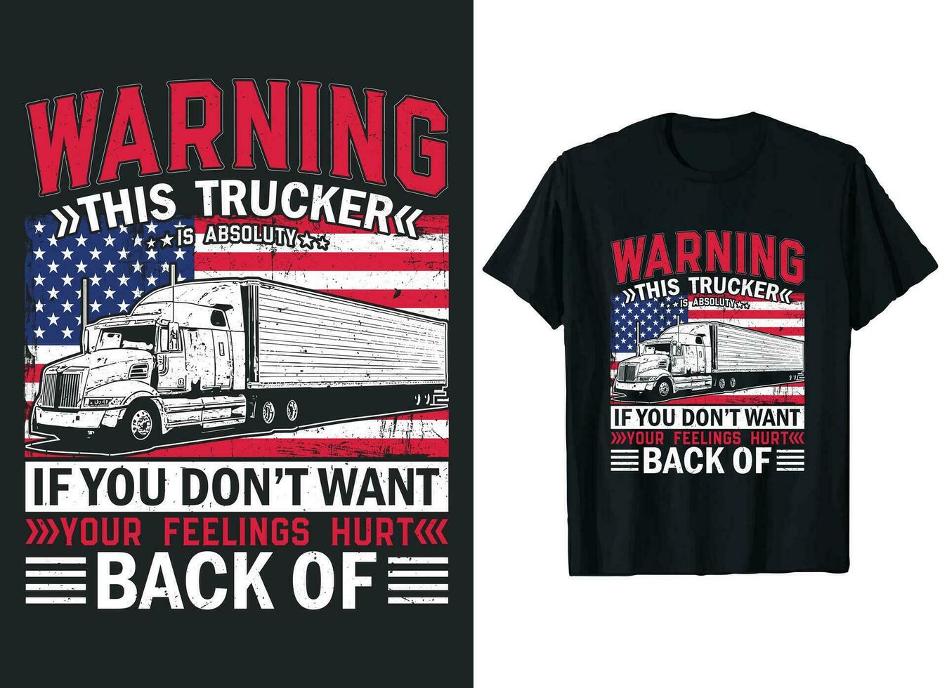 waarschuwing deze vrachtwagenchauffeur t-shirt ontwerp vector grafisch, Amerikaans wijnoogst Op maat t-shirt ontwerpen,