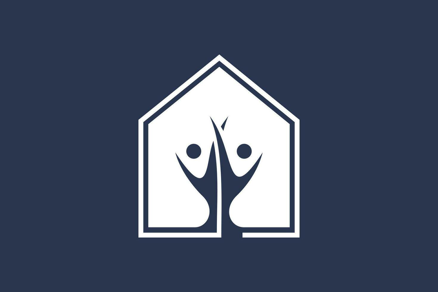huis zorg logo vector met uniek concept premie vector