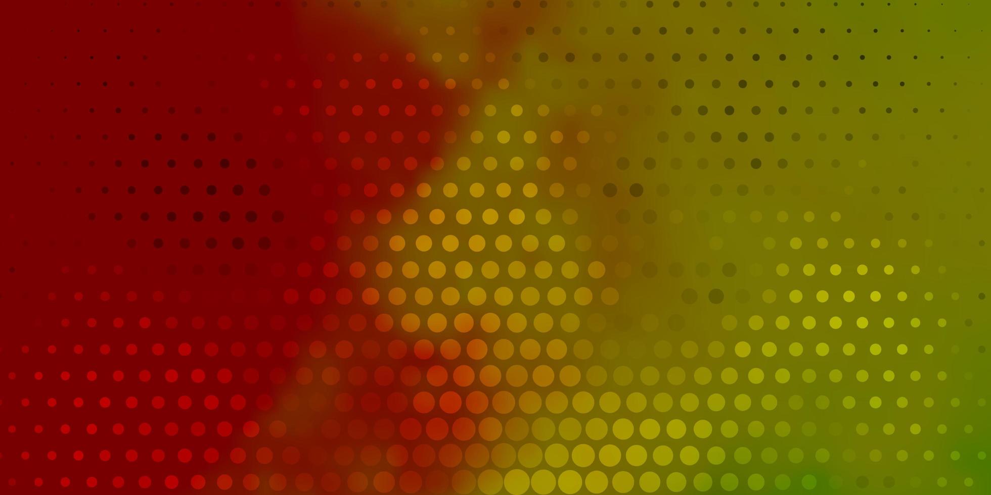 lichtroze, gele vectorachtergrond met bubbels. abstracte illustratie met kleurrijke vlekken in natuurstijl. patroon voor websites. vector