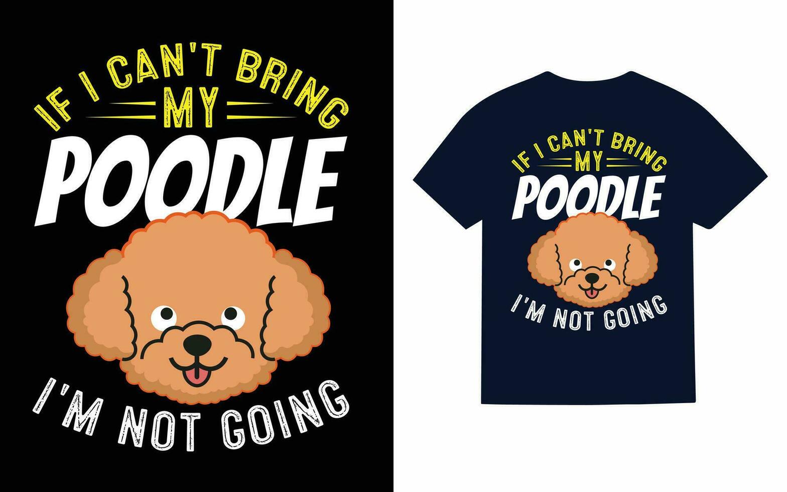 poedel hond t-shirt ontwerp, typografie, vector, t overhemd vector