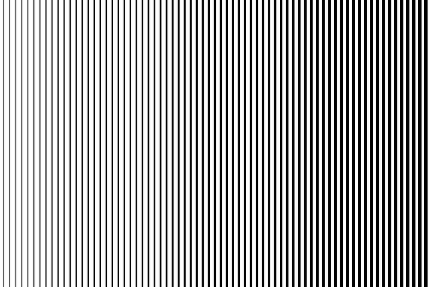 verticaal strepen, parallel Rechtdoor monochroom patroon. halftone helling lijn patroon achtergrond. vector