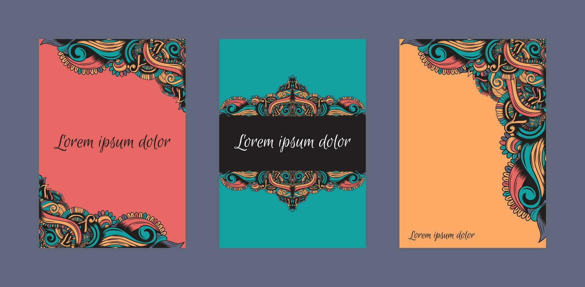 hand- getrokken abstract vorm covers ontwerp vector