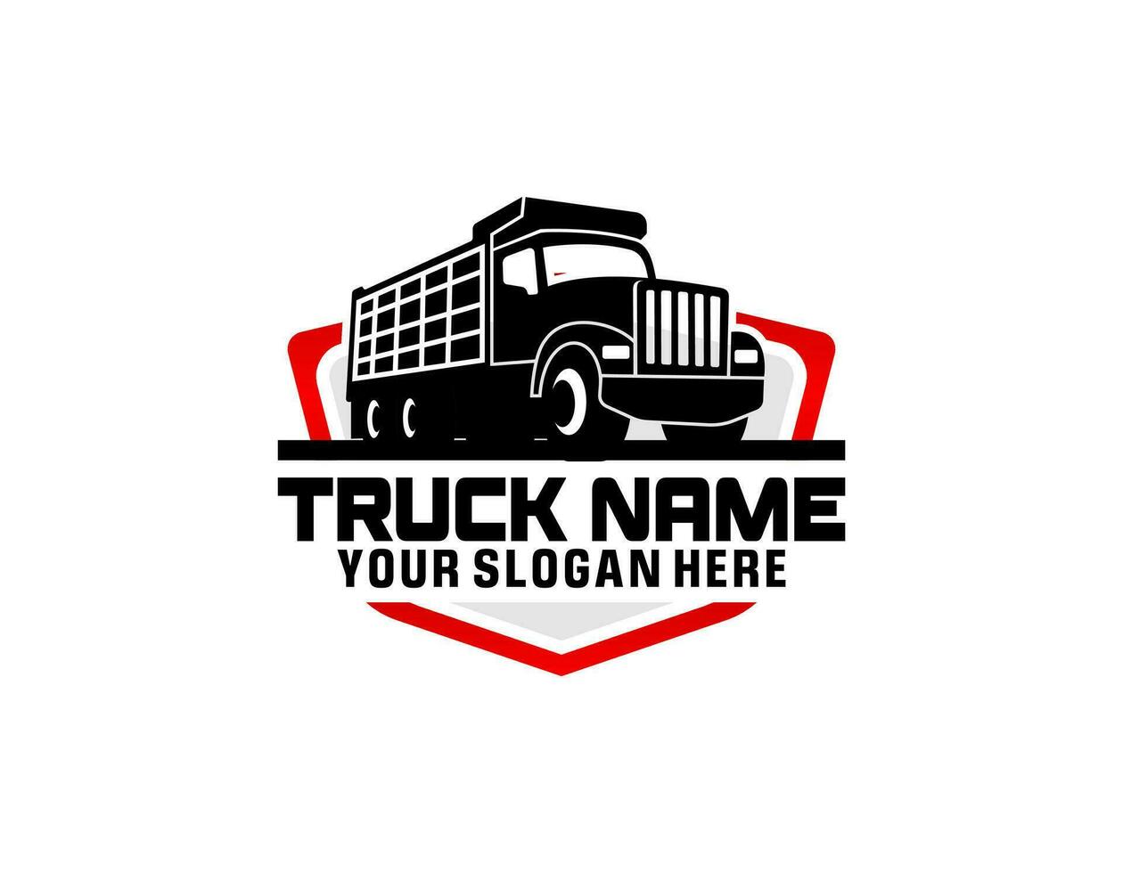 dump vrachtauto logo vector