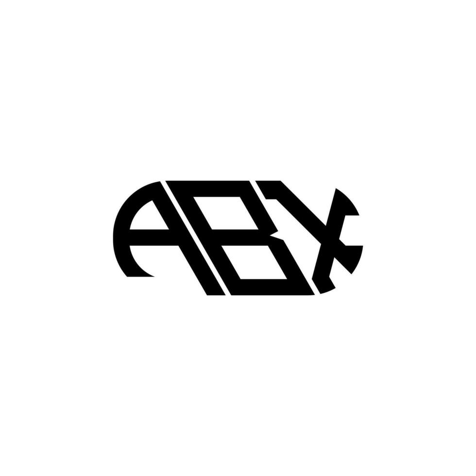 abx brief logo ontwerp. abx creatief initialen brief logo concept. abx brief ontwerp. vector