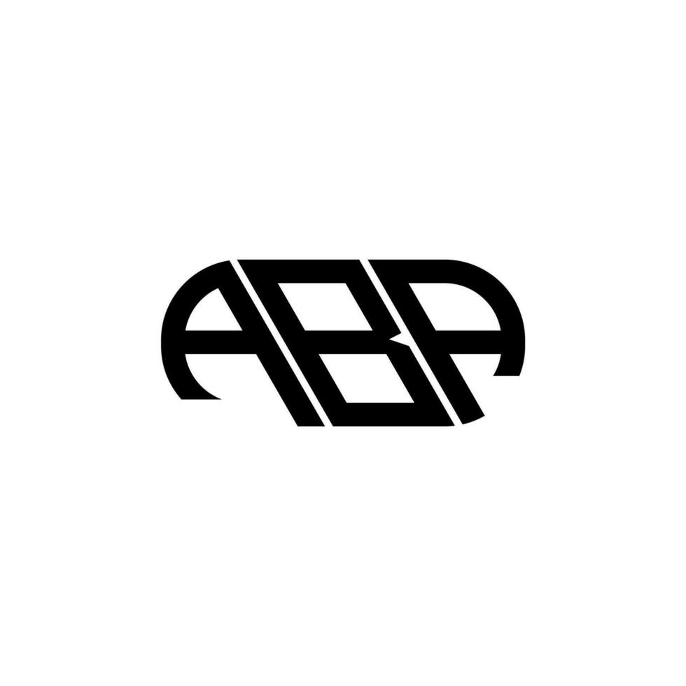 ABA brief logo ontwerp. ABA creatief initialen brief logo concept. ABA brief ontwerp. vector