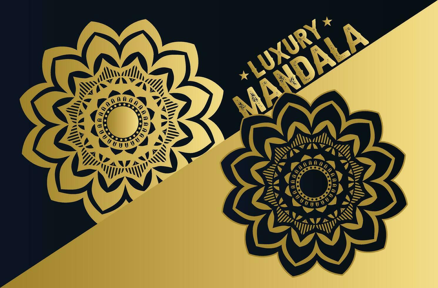 luxe sier- mandala ontwerp, mandala ontwerp, en mandala sjabloon. vector