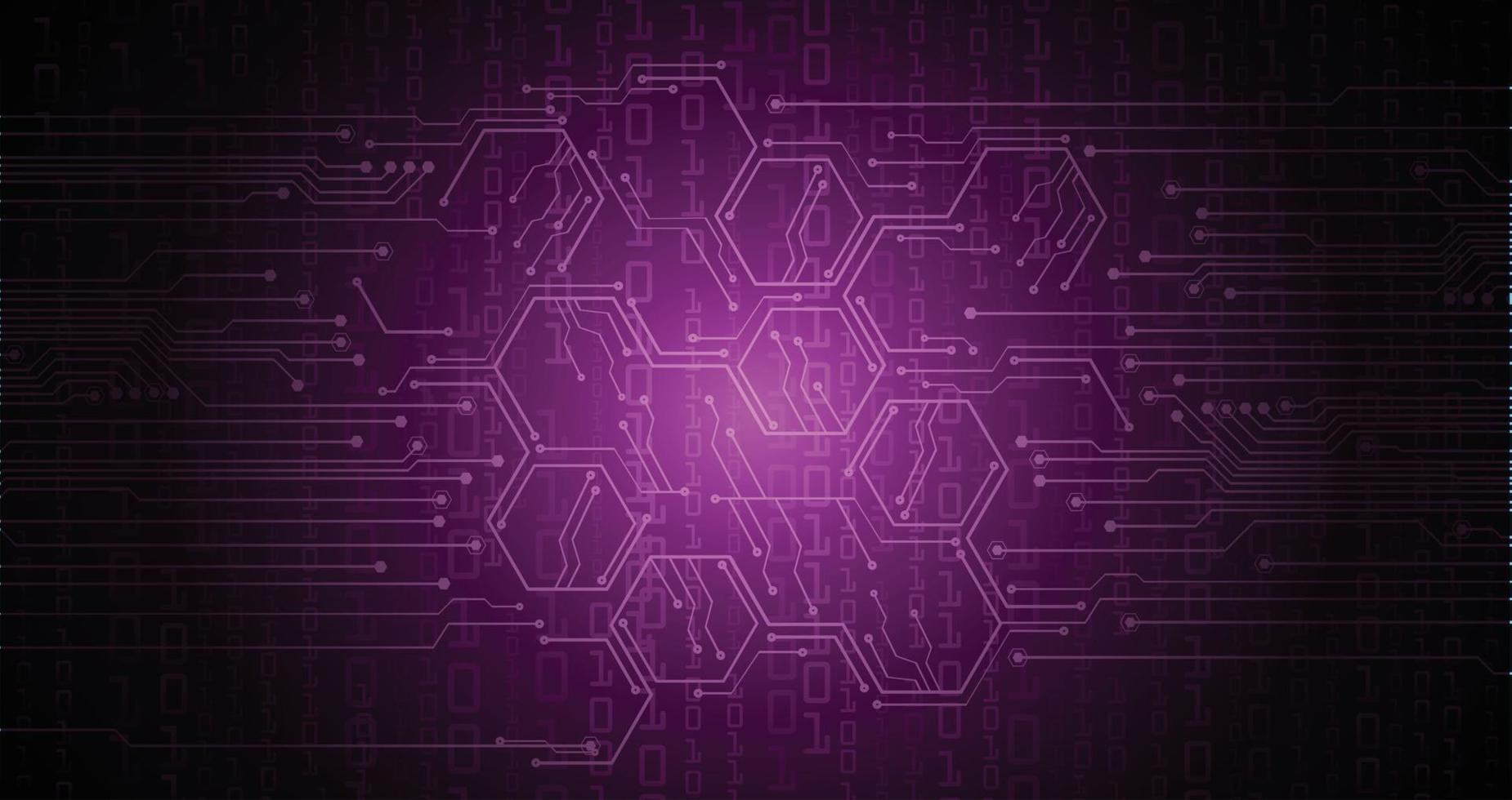 cyber circuit toekomstige technologie concept achtergrond vector