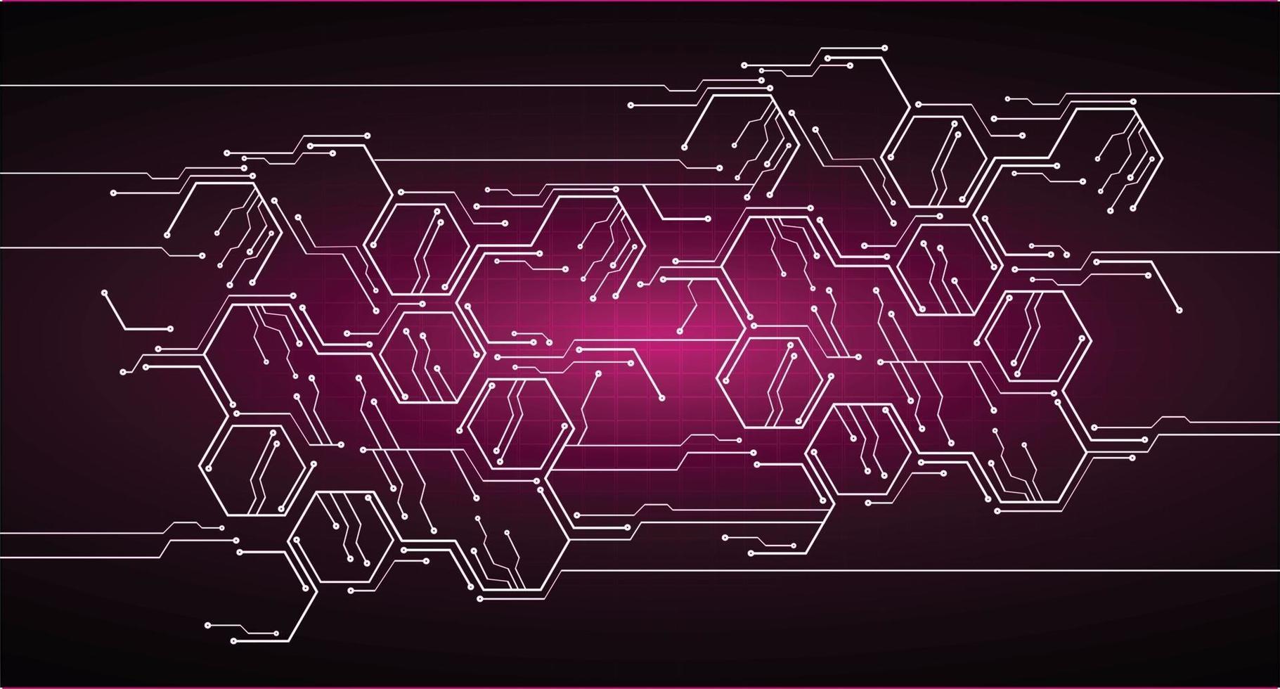 cyber circuit toekomstige technologie concept achtergrond vector