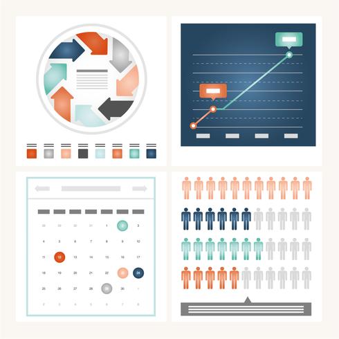 Infographic vectorillustratie vector