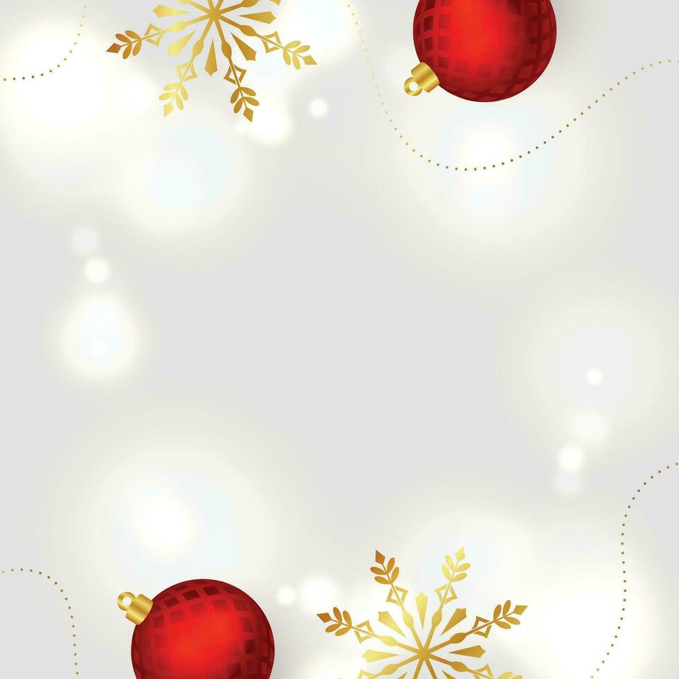 feestelijk Kerstmis spandoek. reclame horizontaal spandoek. Kerstmis ballen beweging vervagen effect. nieuw jaar sjabloon voor web plaats, op te slaan Promotie, sociaal media. vector