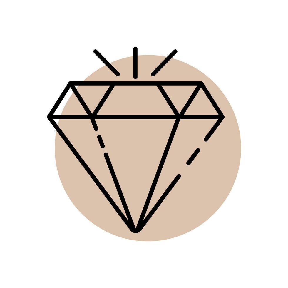 vector diamant icoon