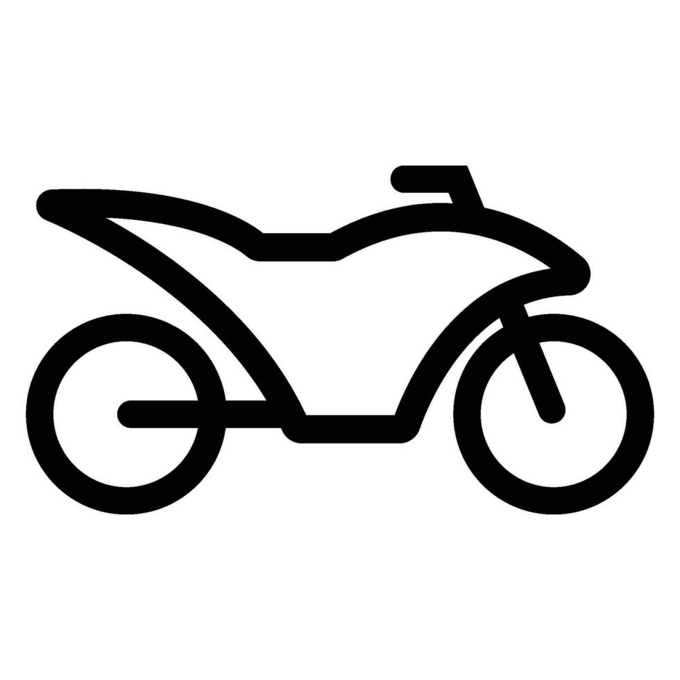 motorfiets pictogram vector