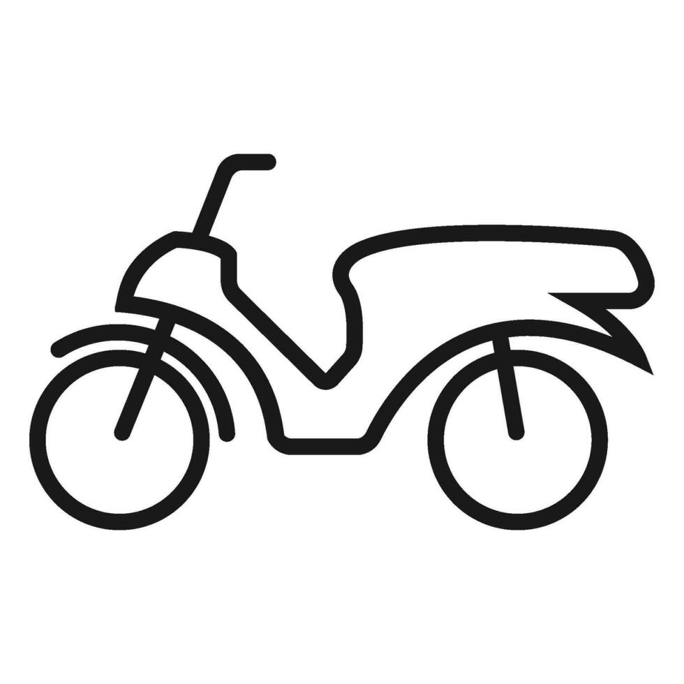 motorfiets pictogram vector