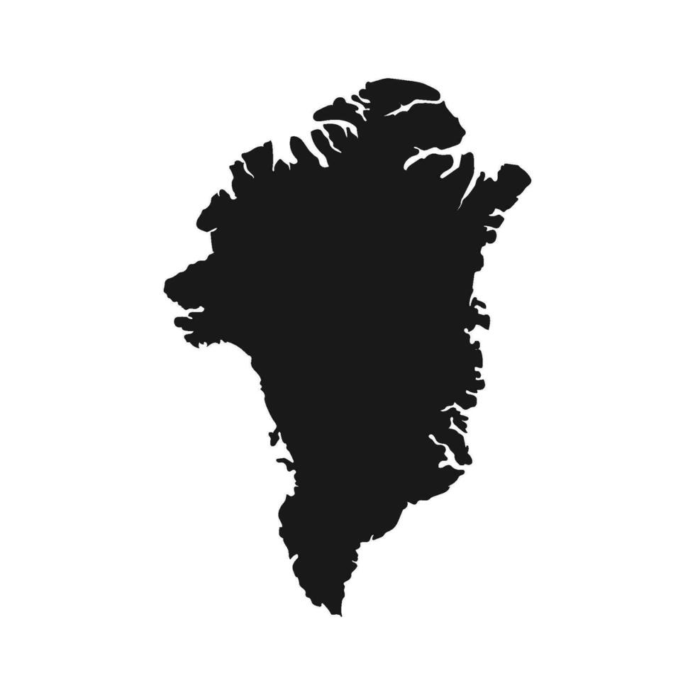Groenland kaart icoon vector