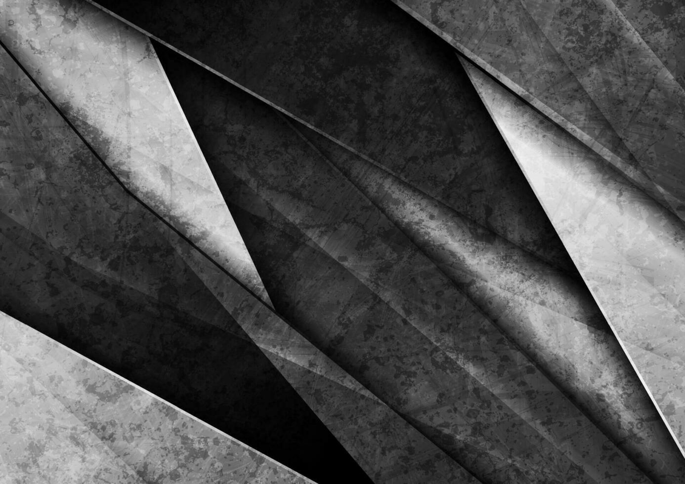 zwart en wit grunge abstract tech zakelijke achtergrond vector