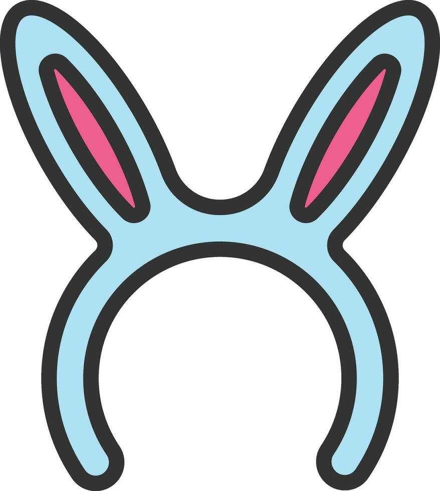 konijn oren icoon afbeelding. vector