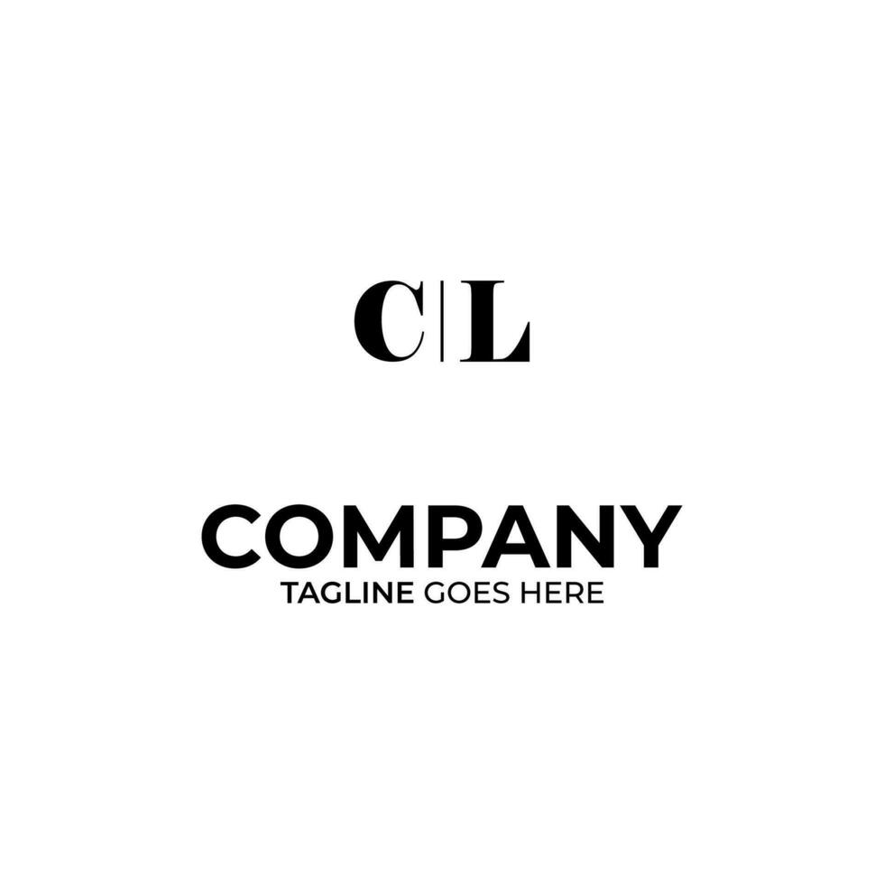 cl letter logo ontwerp vector