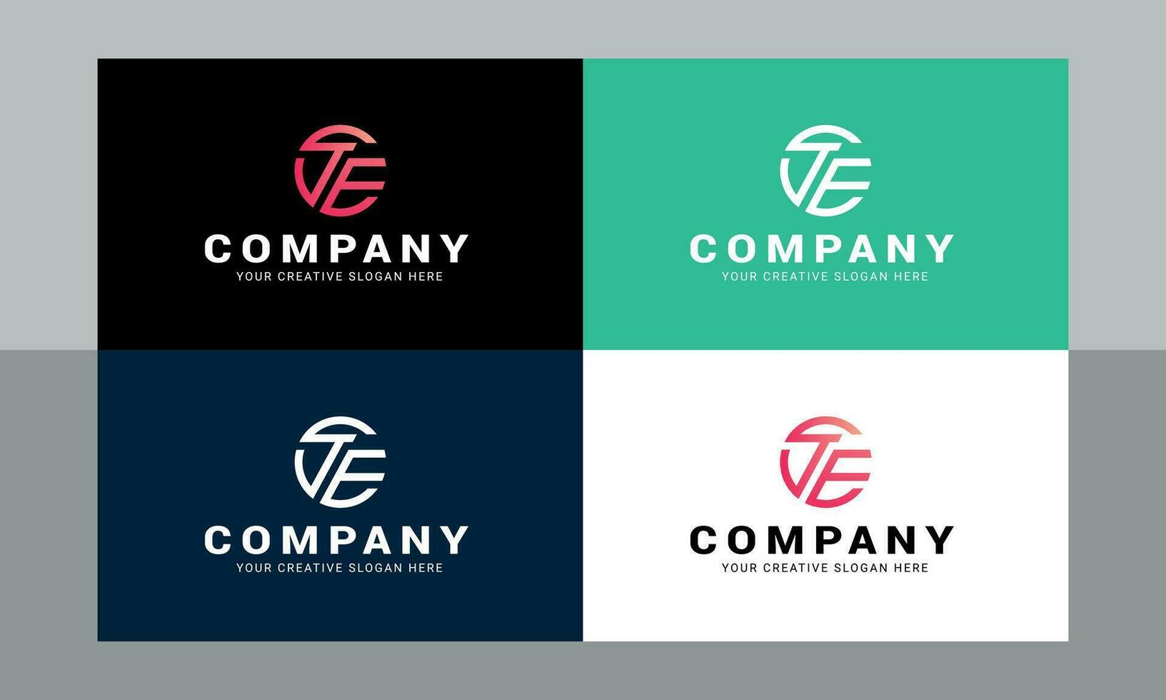 creatief modern brief logo vector