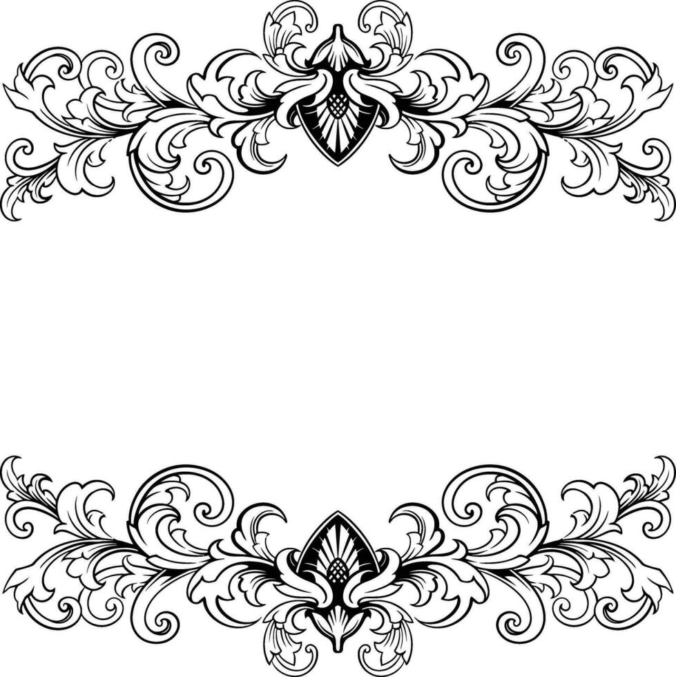 luxe kader ornament bruiloft decoratie vector